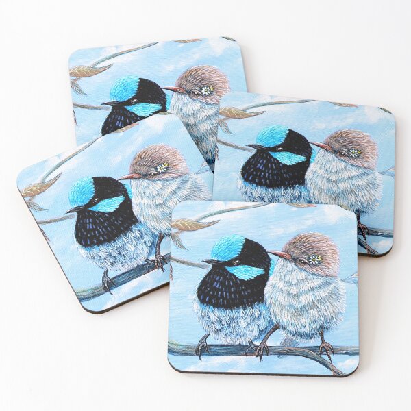Item preview, Fairy Wren Couple designed and sold by Linda Callaghan.