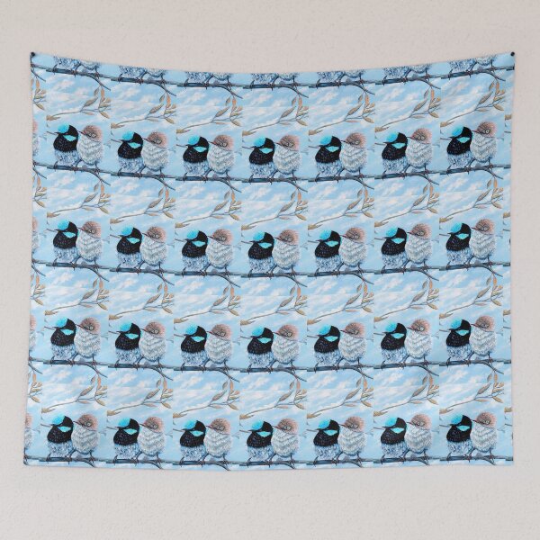 Item preview, Fairy Wren Couple designed and sold by Linda Callaghan.