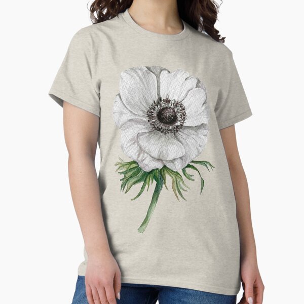 Artikel-Vorschau von Aquarell weiße Anemone, designt und verkauft von Happy Life Graphics.