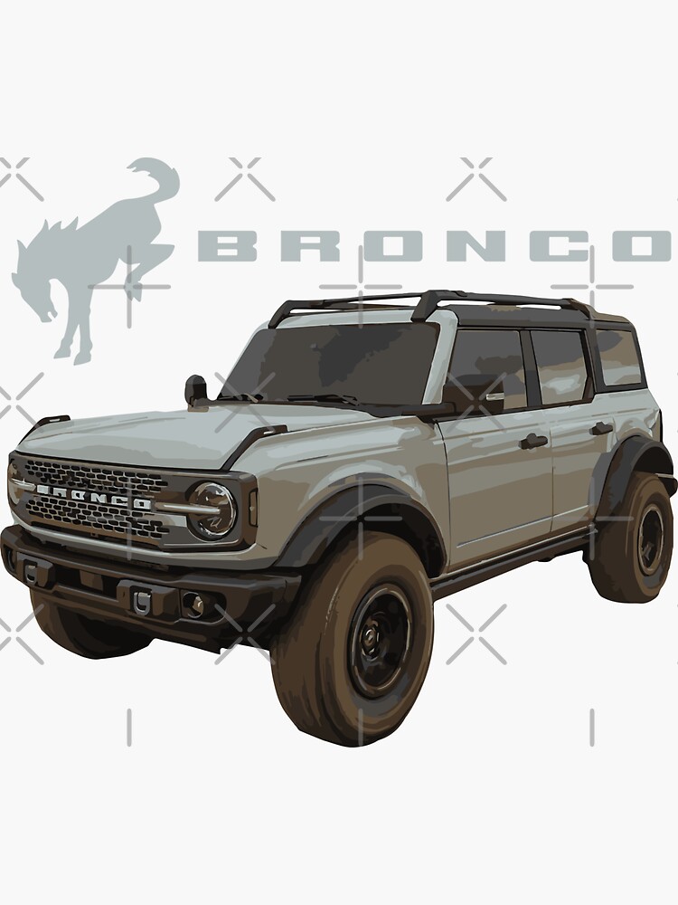 Ford Bronco Vintage Star Bronco Pullover Hoodie Charcoal / LG