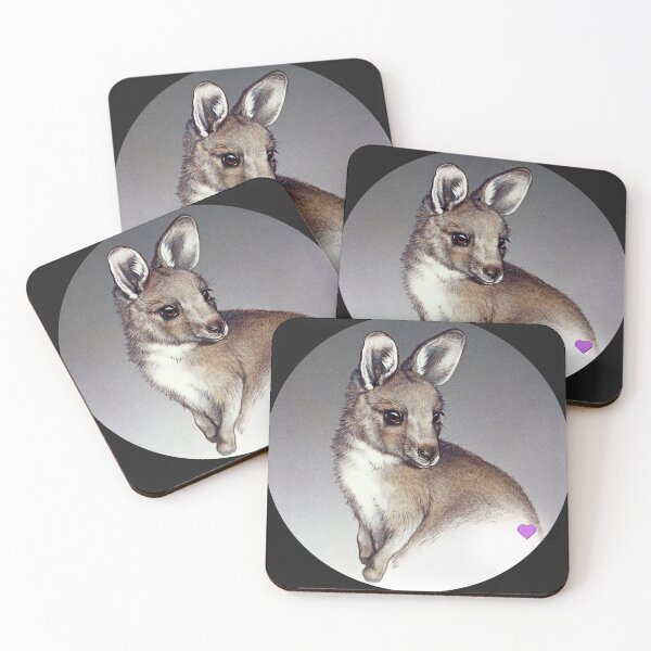 Item preview, young Australlian kangaroo designed and sold by Trish Hart.