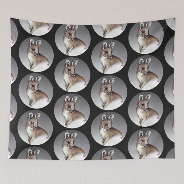 Item preview, young Australlian kangaroo designed and sold by Trish Hart.