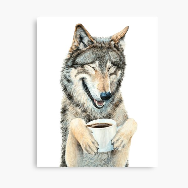 Coffee in the Moonlight Canvas Print