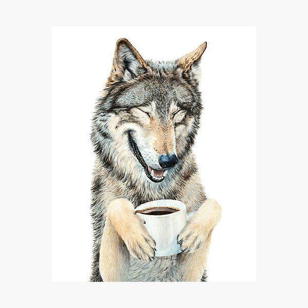Coffee in the Moonlight Photographic Print