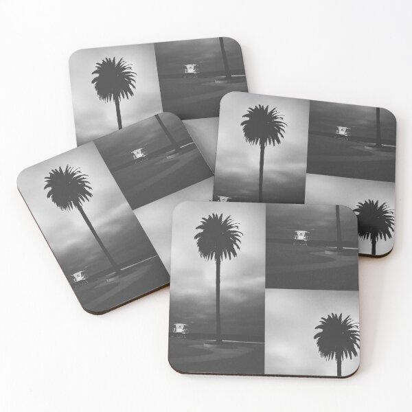 Item preview, Lifeguard Tower at Night under Palms designed and sold by Mathew James.