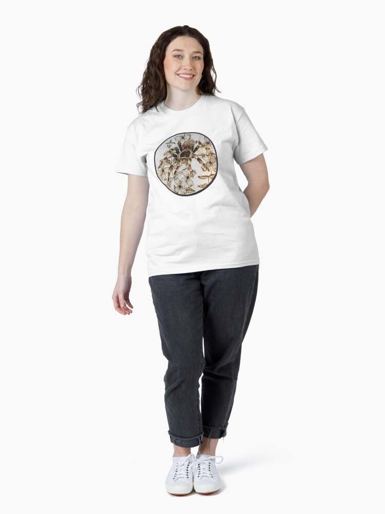 Thumbnail 4 of 7, Classic T-Shirt, Tarantula Woodburning Original Artwork! designed and sold by toadcrafts.