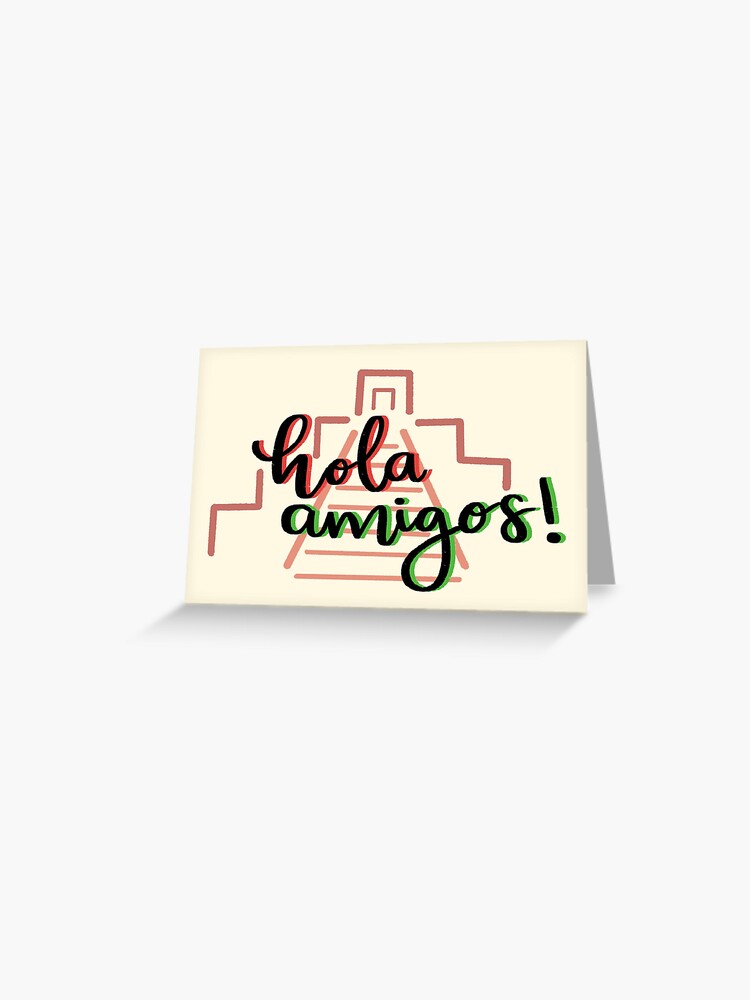 Animated Greeting Card Hola Amigos GIF - Animated Greeting Card Hola Amigos  - Discover & Share GIFs