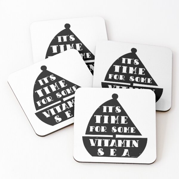 Item preview, Vitamin Sea Nautical Pun designed and sold by ketrena.