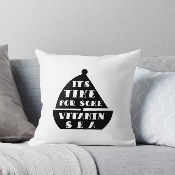 Item preview, Vitamin Sea Nautical Pun designed and sold by ketrena.