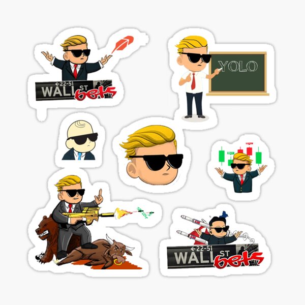 Item preview, wallstreetbets pack designed and sold by flakoart.