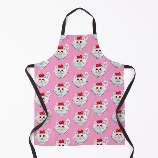 Item preview, Snow cone cat in pink background designed and sold by Geraldine-N.