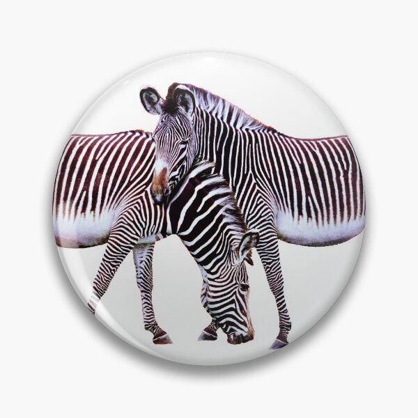 Item preview, a pair of Grevy zebras smooching designed and sold by Trish Hart.