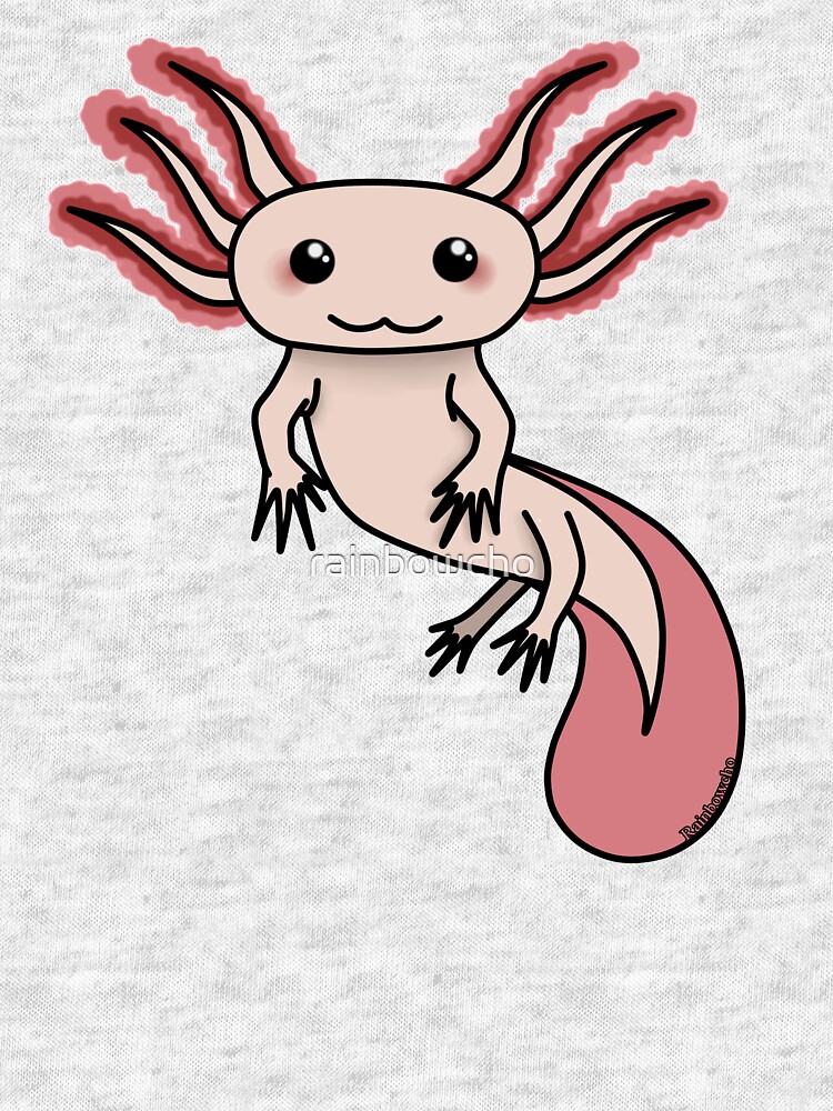 Chibi Axolotl T Shirt By Rainbowcho Redbubble