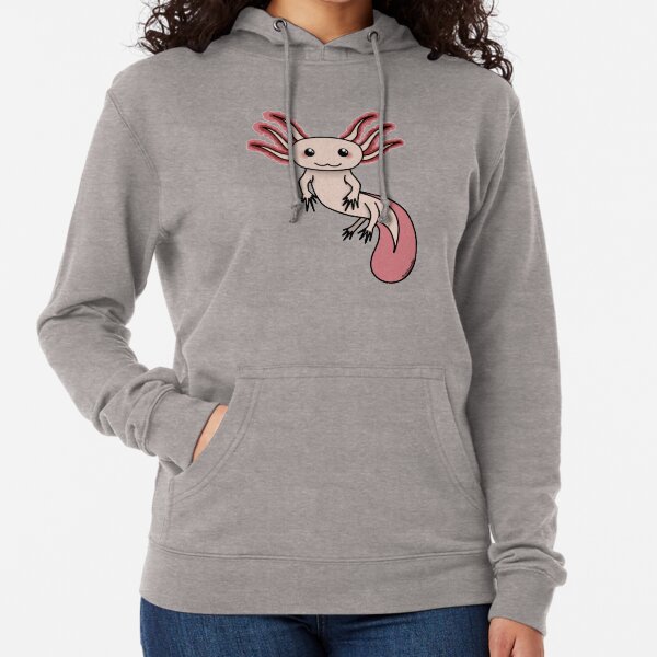 Chibi Axolotl Lightweight Hoodie