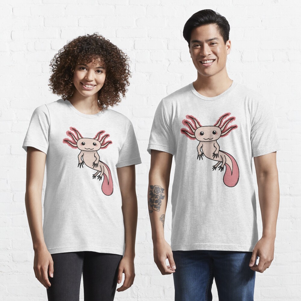 Chibi Axolotl T Shirt For Sale By Rainbowcho Redbubble Axolotl T