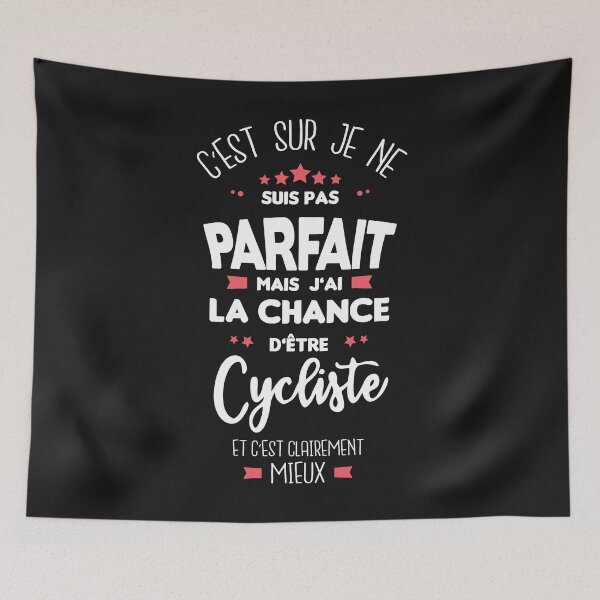 Item preview, I'm not perfect but a cyclist designed and sold by lepetitcalamar.