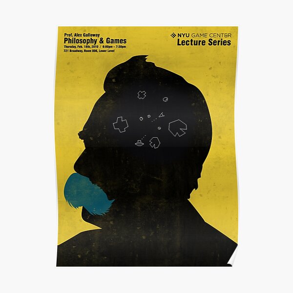 Alex Galloway: Philosophy & Games Poster