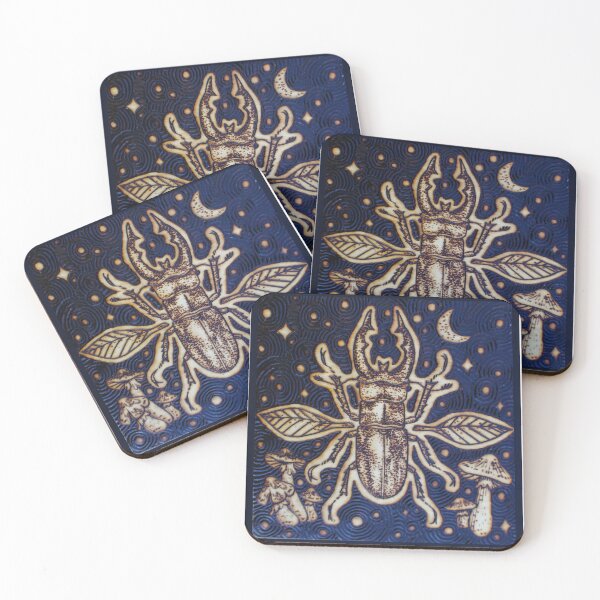Item preview, Stag Beetle Magical Wood-burned Original Art! designed and sold by toadcrafts.