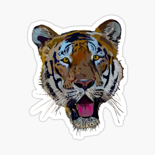 Royal Bengal Tiger Sticker