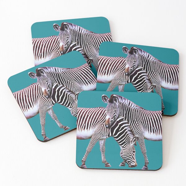 Item preview, a pair of Grevy zebras smooching designed and sold by Trish Hart.