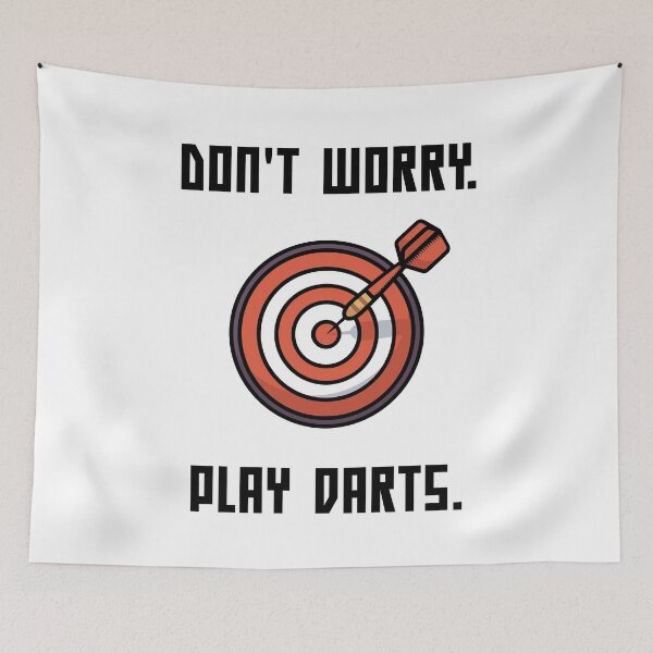 Item preview, Don't Worry Play Darts designed and sold by saulmedia.