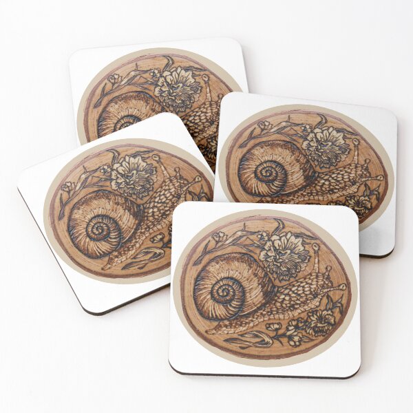 Item preview, Snail Wood-burned Original Art! designed and sold by toadcrafts.