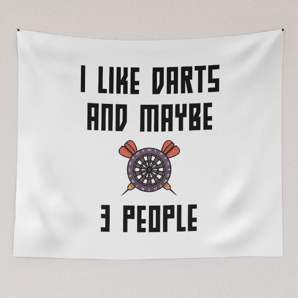 Item preview, I Like Darts And Mabe 3 People designed and sold by saulmedia.