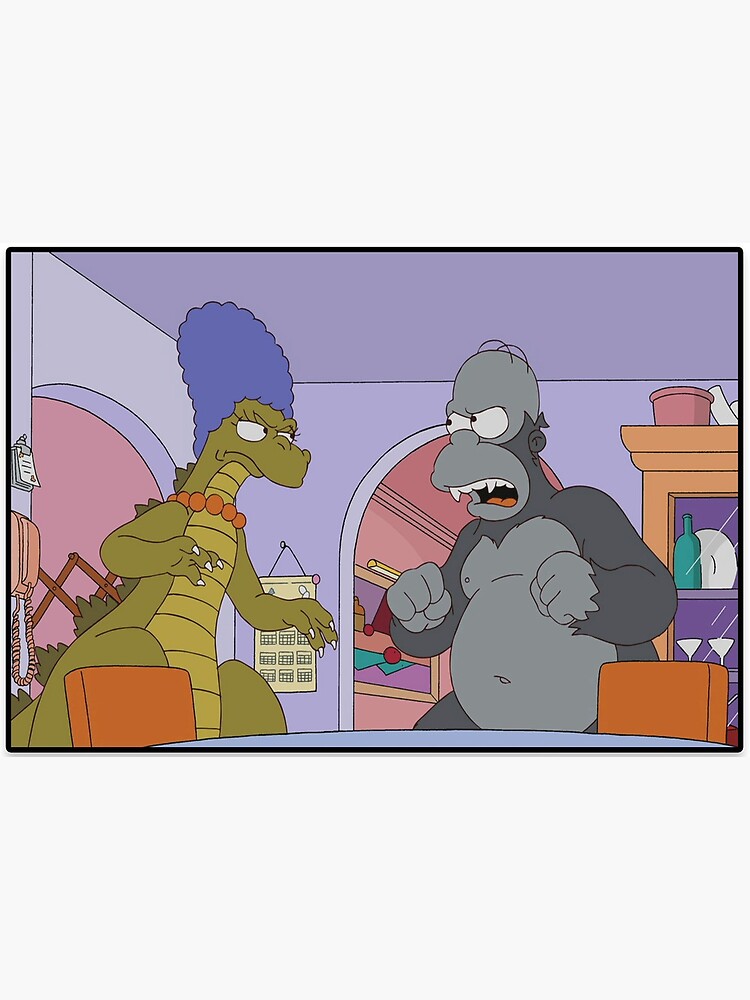 godzilla vs kong simpsons