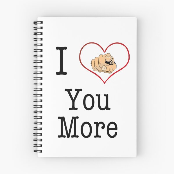 Item preview, I Heart You More (White) designed and sold by Emilyromrell.
