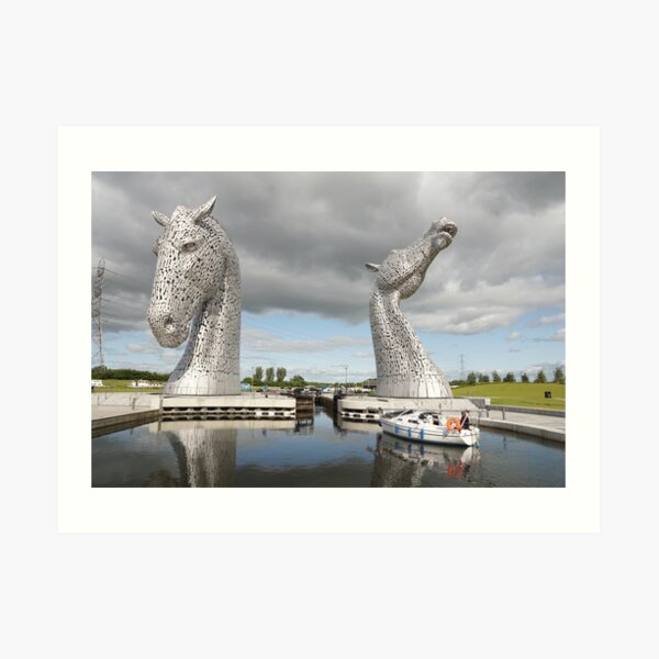 The Kelpies sculptures Art Print