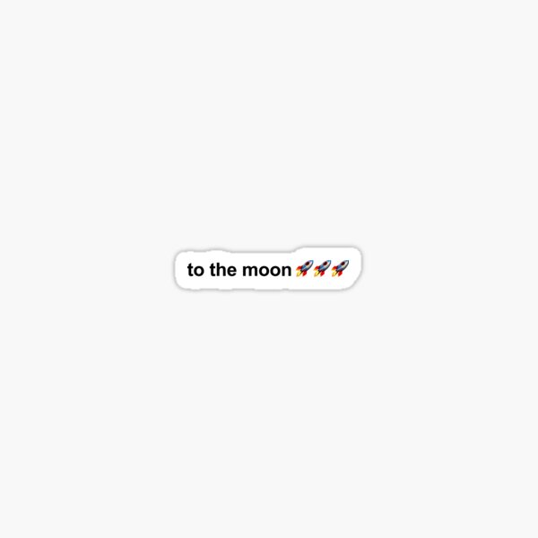 Item preview, to the moon - stock market meme designed and sold by tcimz.