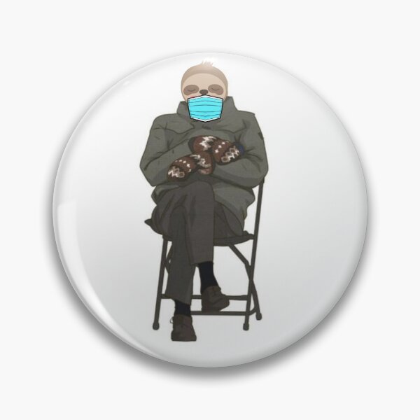 Item preview, Sloth Bernie inauguration mittens designed and sold by PrettyPerfectly.