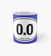 0.0 - NO FUCKS GIVEN Mug