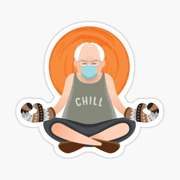 Item preview, Meditation Bernie designed and sold by SparrowStreet.