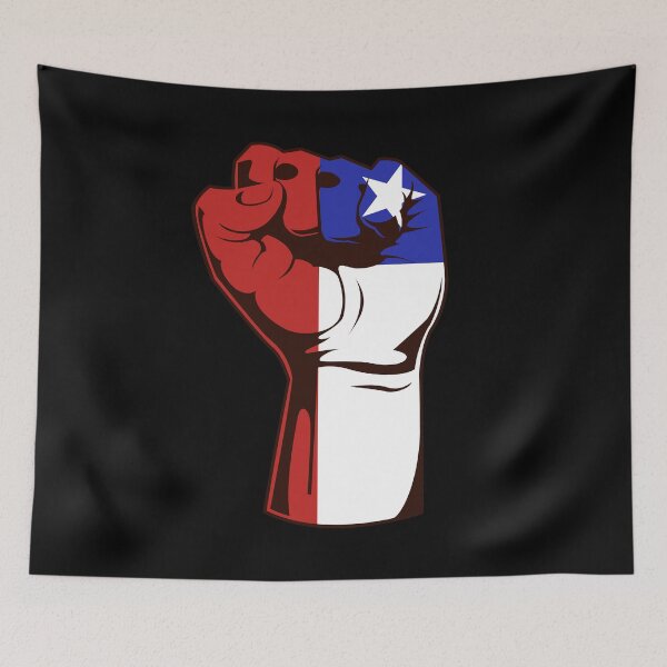 Artikelvorschau, Chilenean Flag Fist Ich liebe Chile entworfen und verkauft von 123428094.