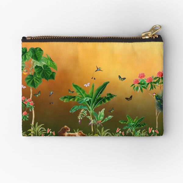 Beautiful Day In The Jungle Zipper Pouch