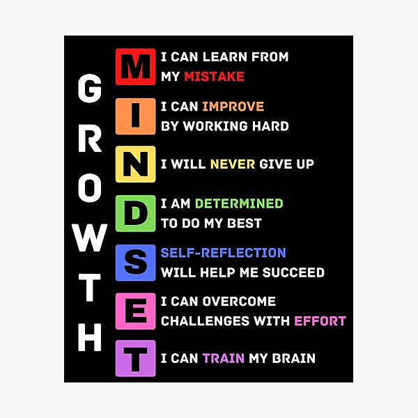 Item preview, Growth Mindset designed and sold by momsnpops.