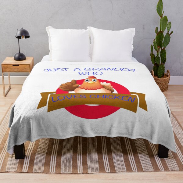 Item preview, Just A Grandpa Who Loves Chicken Design designed and sold by triangle-studio.