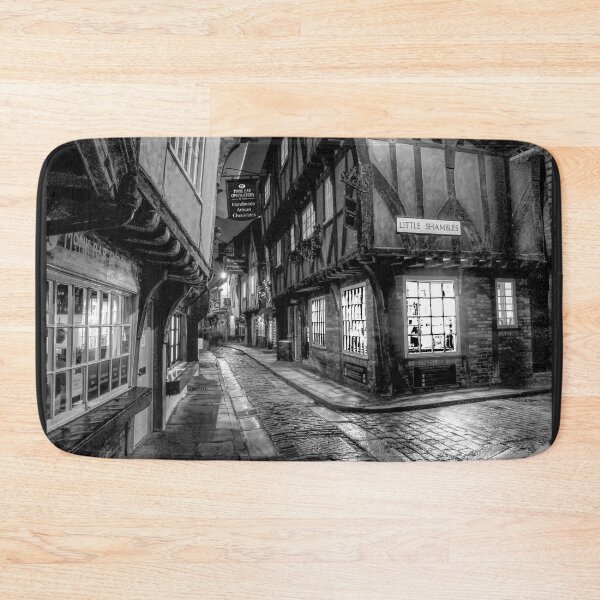 Item preview, York Shambles in Black and White designed and sold by Alisonchambers2.