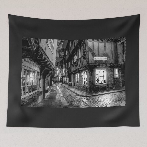 Item preview, York Shambles in Black and White designed and sold by Alisonchambers2.