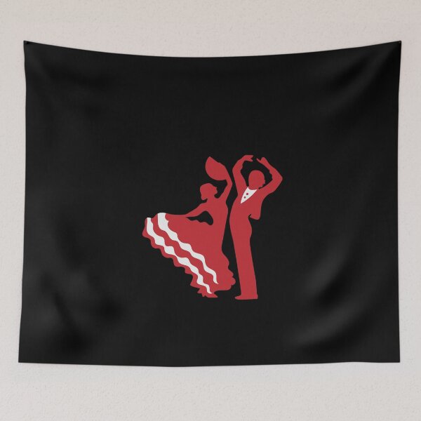 Item preview, Flamenco dancing couple designed and sold by ElBeDesigns.
