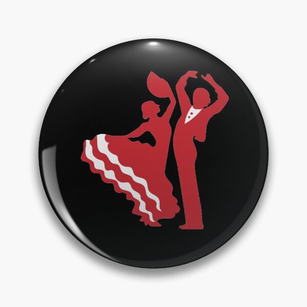 Item preview, Flamenco dancing couple designed and sold by ElBeDesigns.