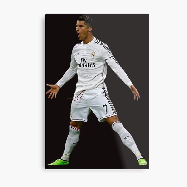 CR7, Cristiano Ronaldo, Cristiano, Ronaldo, oro, le portugal, 7 Impression métallique