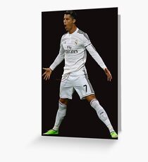 CR7, Cristiano Ronaldo, Cristiano, Ronaldo, oro, portugal, 7 Greeting Card