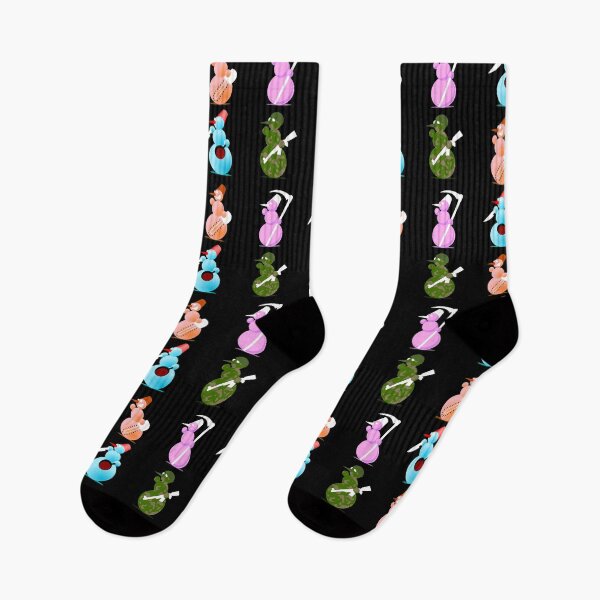 Item preview, Christmas Scary Snowmen Pack In Black designed and sold by LuckyKermit.