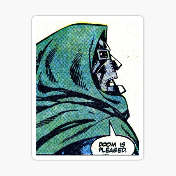 MF DOOM Sticker