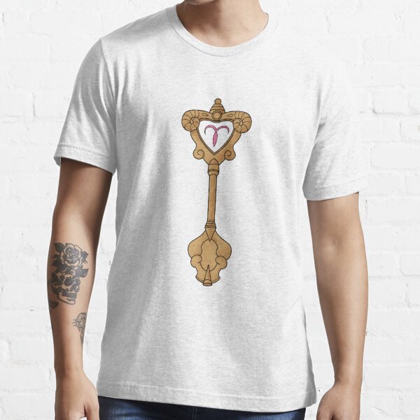 T Shirt Fairy Tail Cle De La Porte Celeste Du Sagittaire Arc Et Fers A Cheval Par Auntblt Redbubble