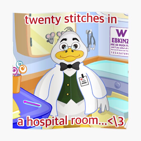 Taylor Swift hors des bois x Webkinz Dr Quack Poster
