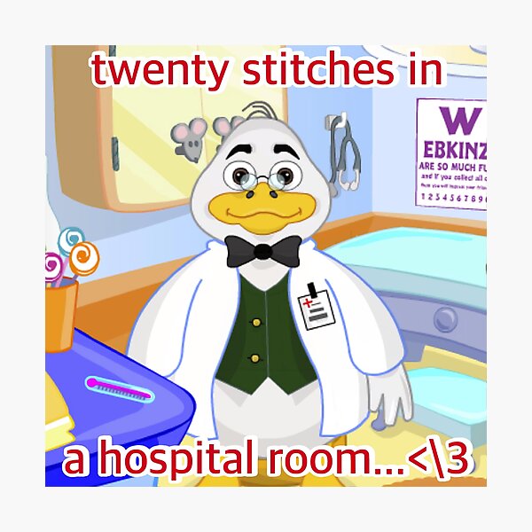 Taylor Swift aus dem Wald x Webkinz Dr. Quack Fotodruck