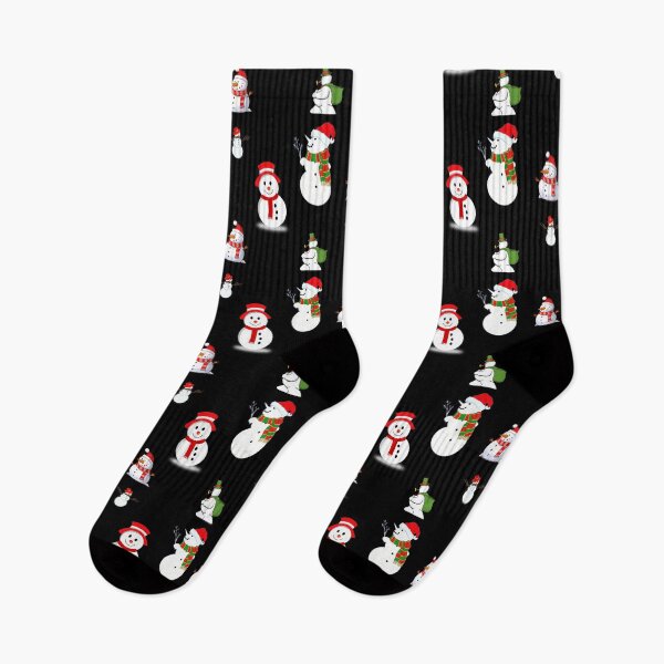 Item preview, Christmas Snowmen Pack In Black designed and sold by LuckyKermit.